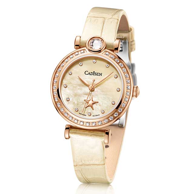 Small gold watch series C9007L